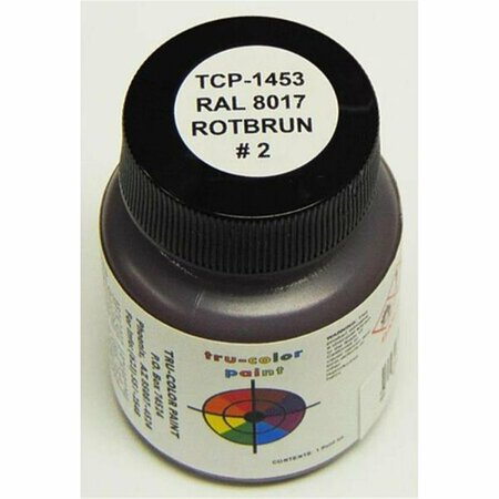 TRU-COLOR PAINT No.2 German Ral 8017 Paint, Red & Brown TCP1453